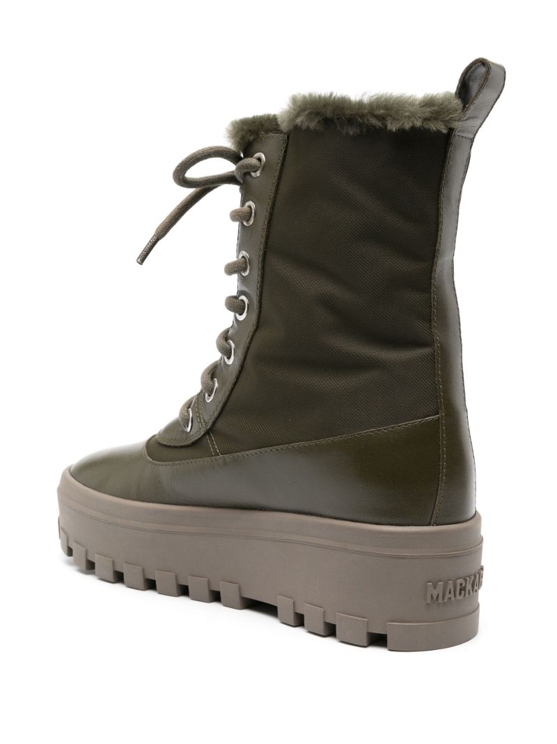 Green Hero Shearling-lined Winter Boots