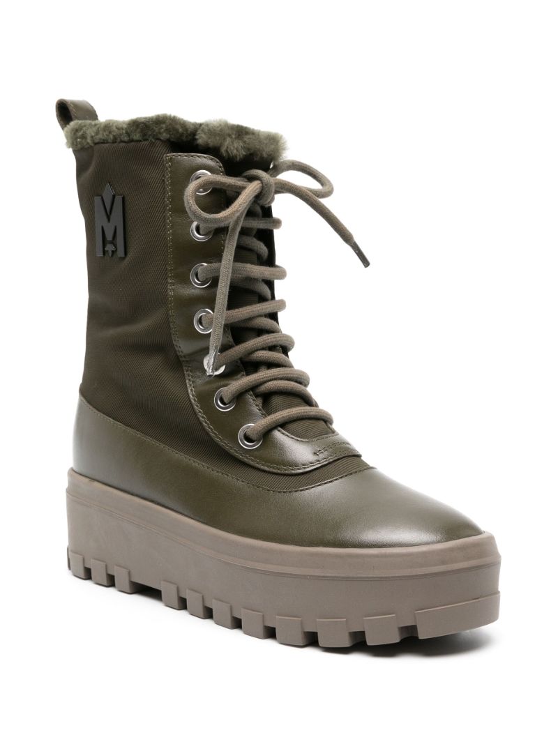 Green Hero Shearling-lined Winter Boots