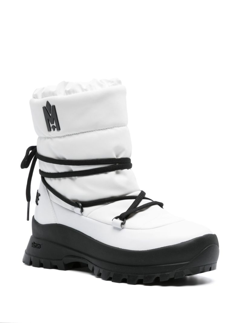 White Conquer Re-stop Ankle Boots