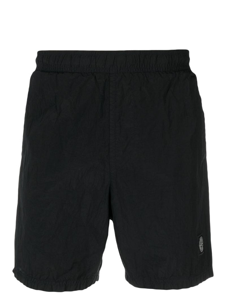 Black EconylÃ_x0082_Â® Track Shorts