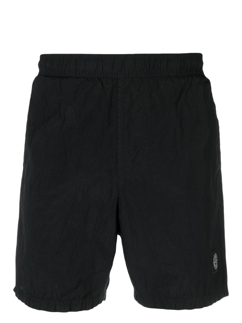 Black EconylÃ_x0082_Â® Track Shorts