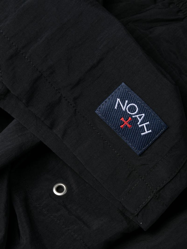 Black Logo Patch Swim Shorts