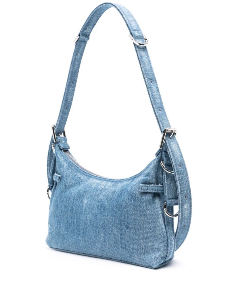 Blue Voyou Denim Shoulder Bag