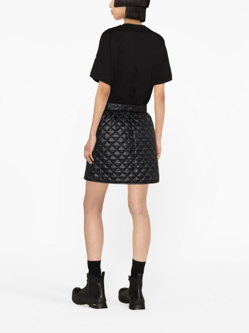 Black Sequin-embellished Logo Cotton T-shirt