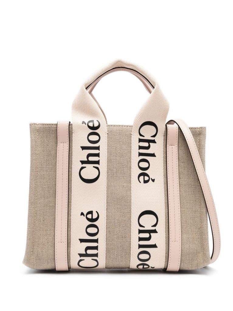 Neutral Small Woody Tote Bag