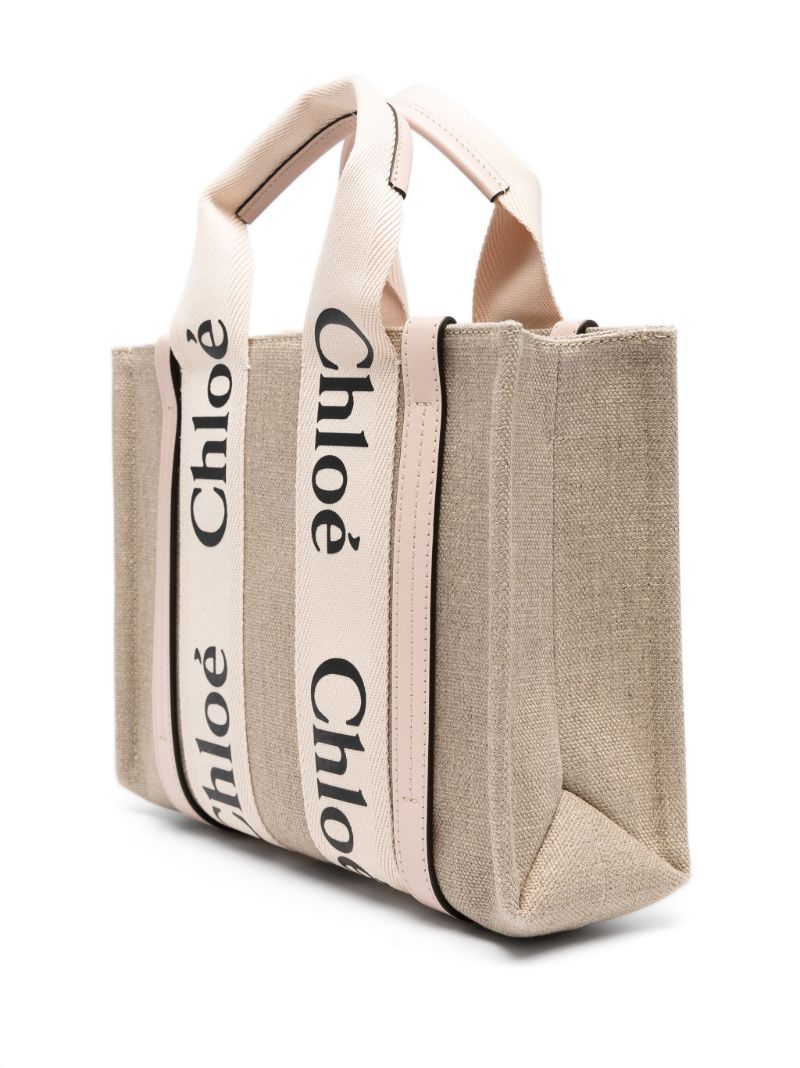 Neutral Small Woody Tote Bag
