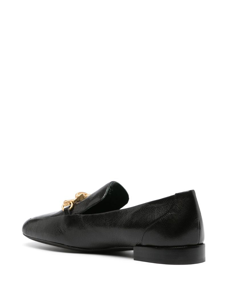 Black Jessa Horsehead Leather Loafers