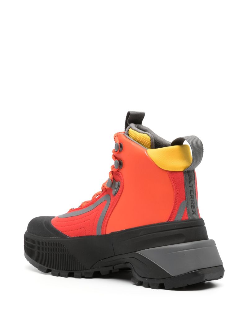 Red Terrex Hiking Boots