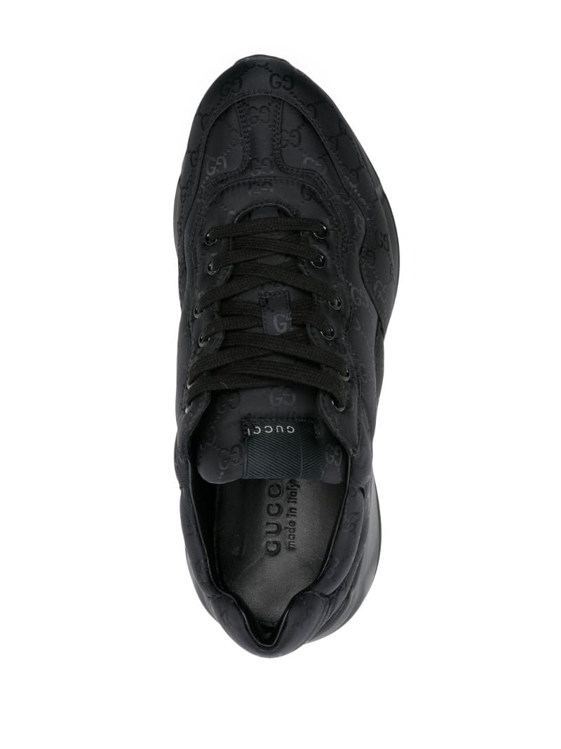 Black Rhyton Gg Supreme Sneakers