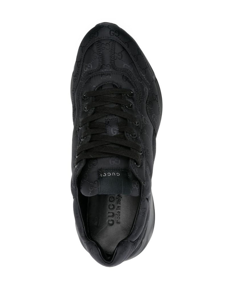 Black Rhyton Gg Supreme Sneakers