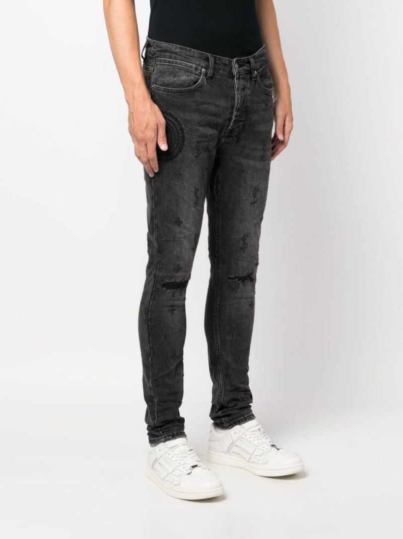 Black Chitch Ashes Trashed Distressed Jeans