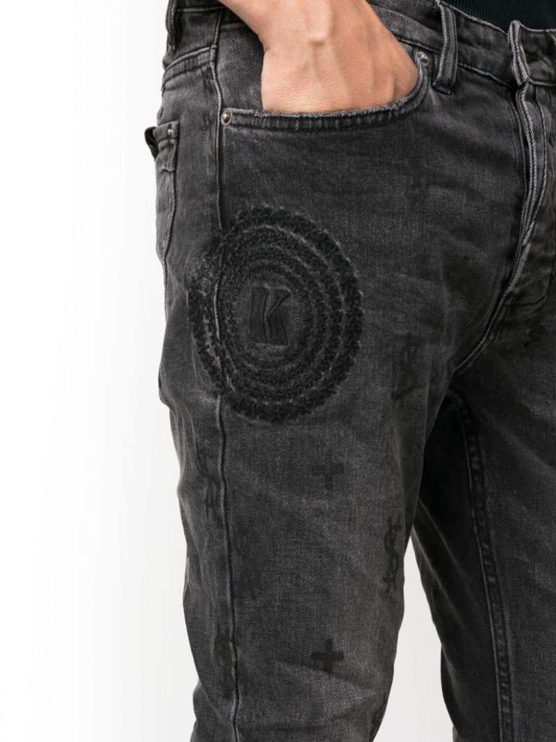 Black Chitch Ashes Trashed Distressed Jeans