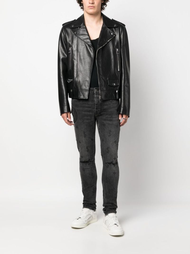 Black Chitch Ashes Trashed Distressed Jeans
