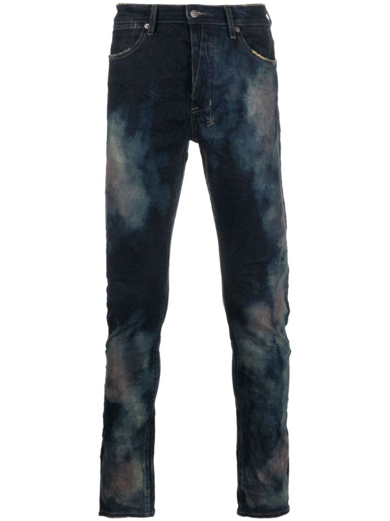 Blue Van Winkle Journey Bleached Slim Jeans