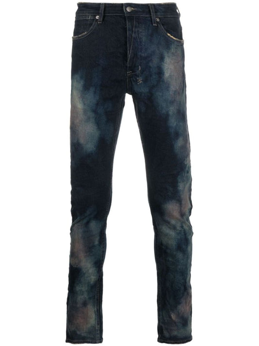 Blue Van Winkle Journey Bleached Slim Jeans