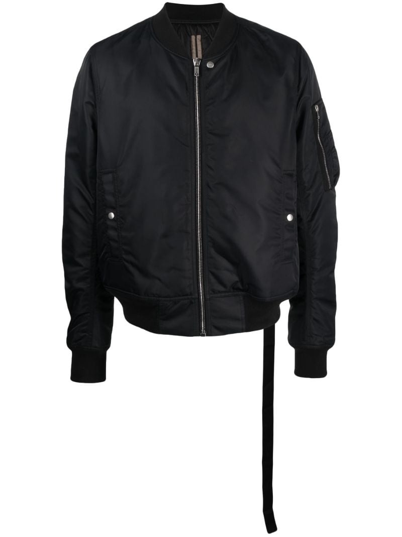 Black Classic Flight Bomber Jacket