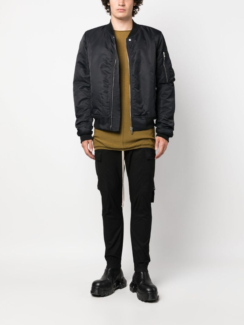 Black Classic Flight Bomber Jacket