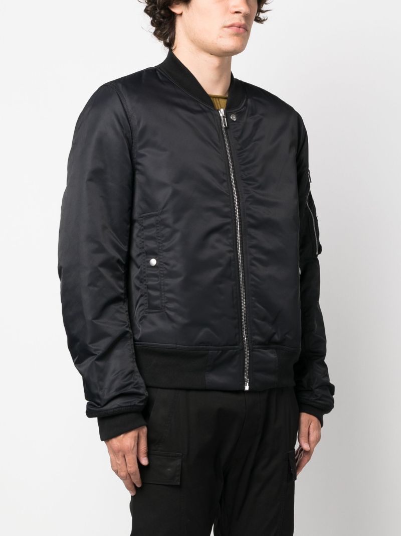 Black Classic Flight Bomber Jacket