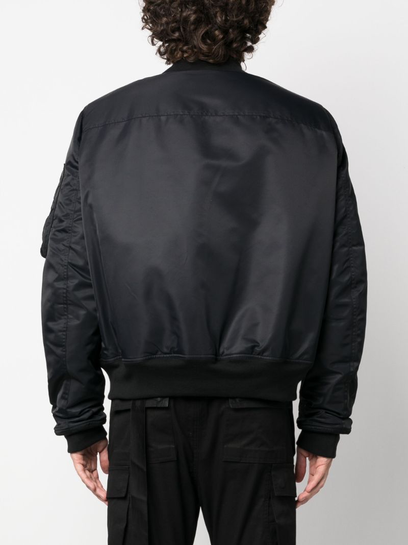 Black Classic Flight Bomber Jacket