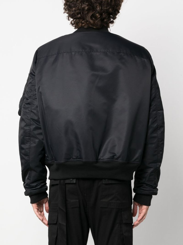 Black Classic Flight Bomber Jacket