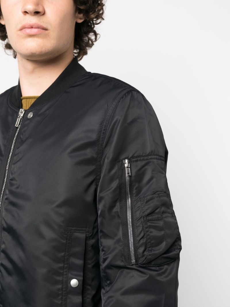 Black Classic Flight Bomber Jacket