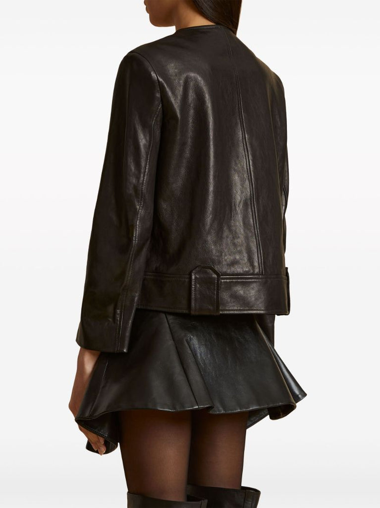 Black the Laybin Leather Jacket