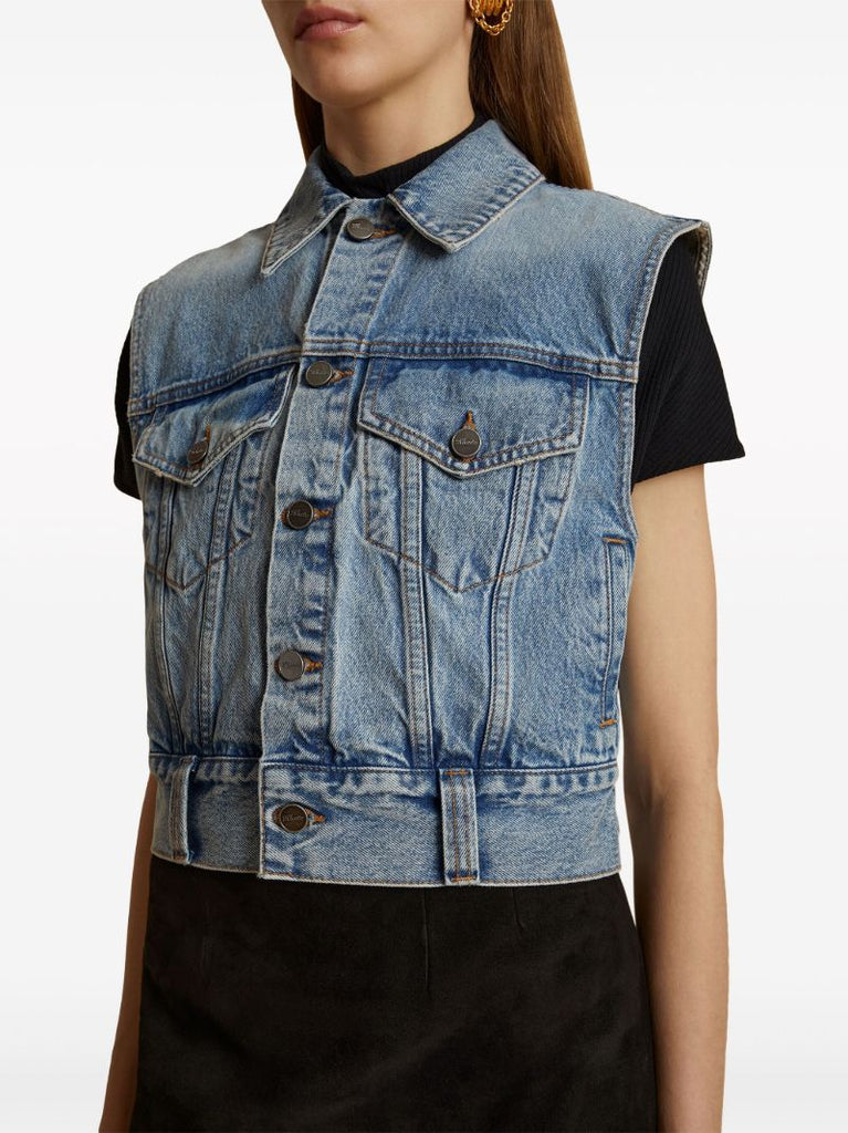 Blue the Lizzo Denim Vest