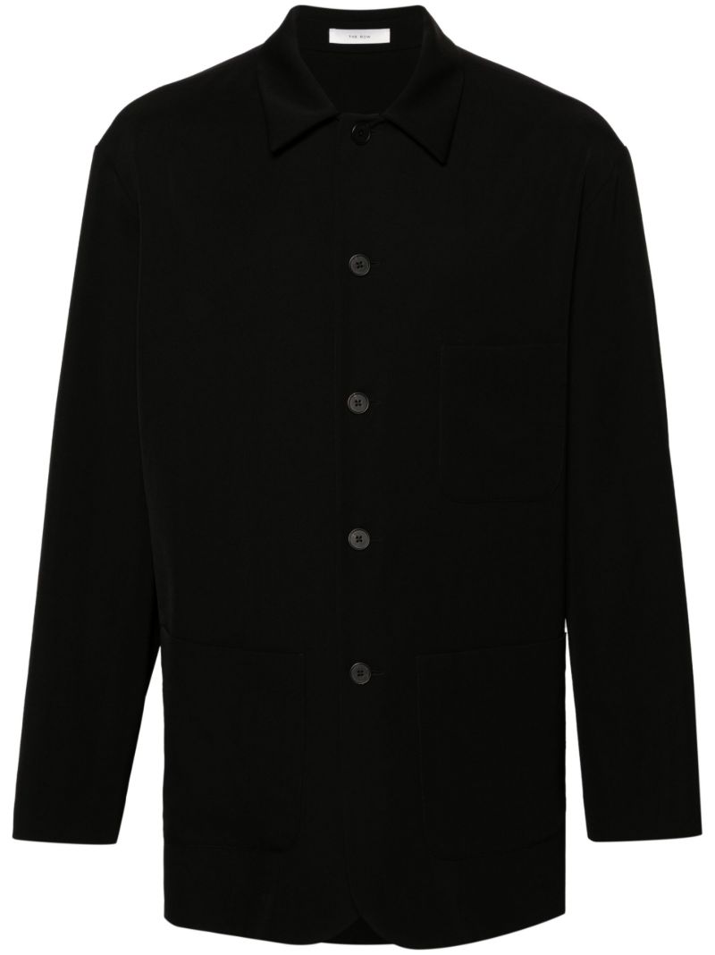 Black Casey Wool Shirt