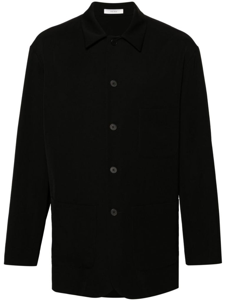 Black Casey Wool Shirt