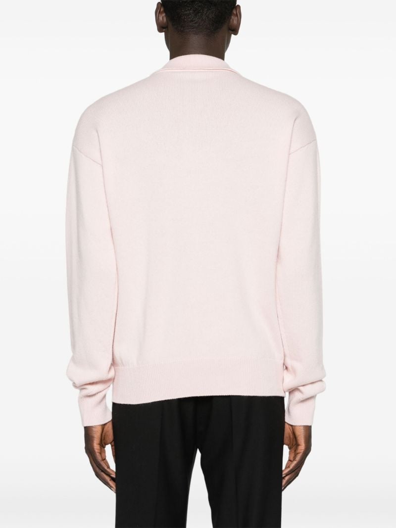 Pink Joyce Knitted Polo Shirt