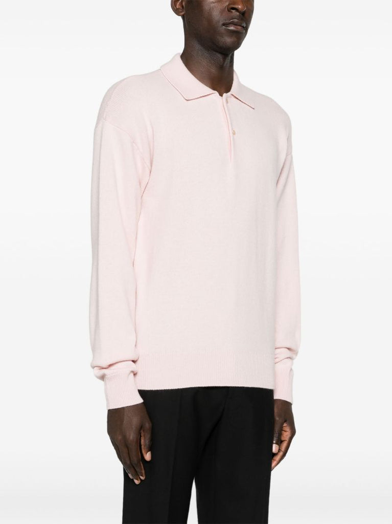 Pink Joyce Knitted Polo Shirt