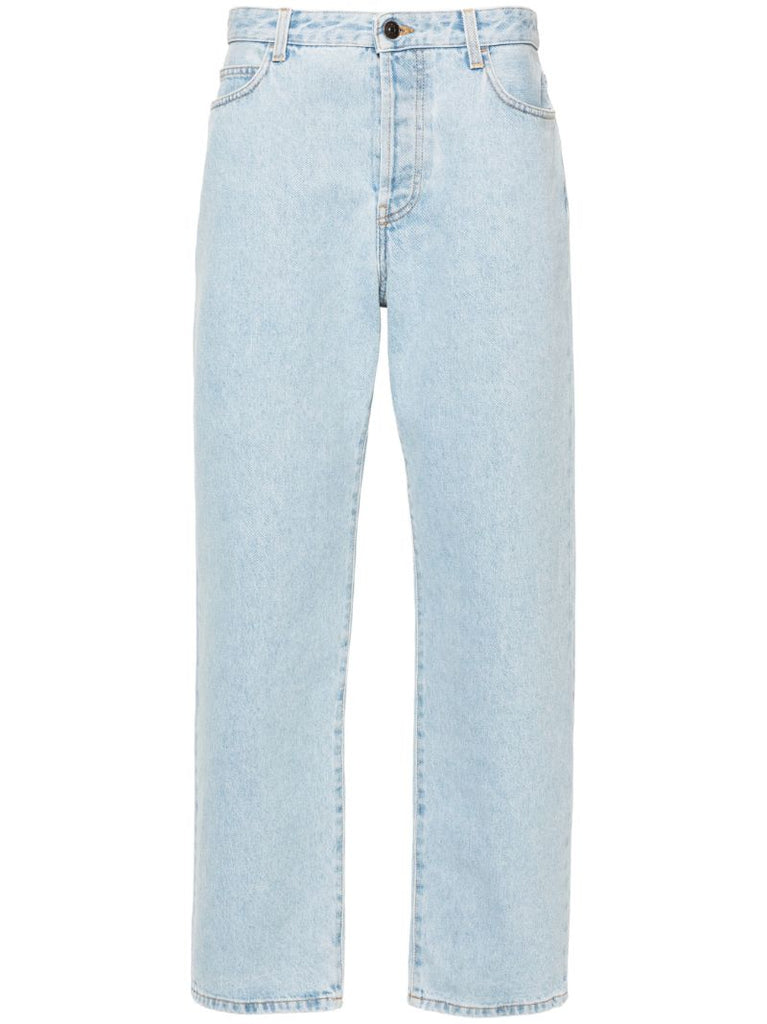Blue Morton Straight-leg Jeans