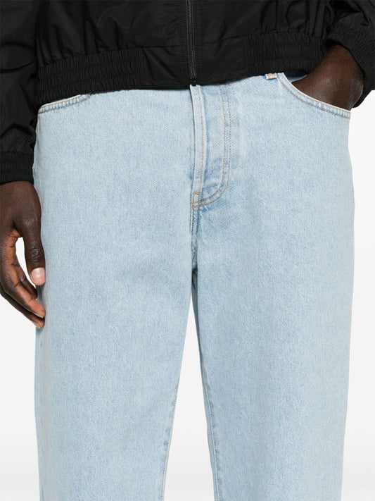Blue Morton Straight-leg Jeans