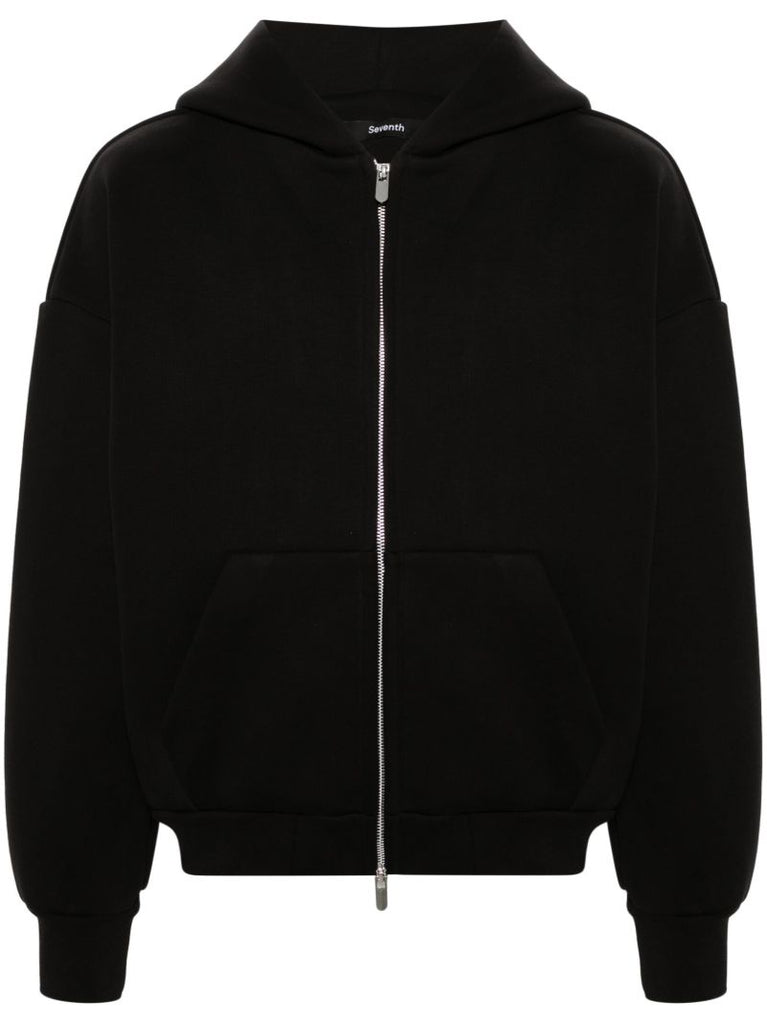 Black V2 Zip-up Hoodie