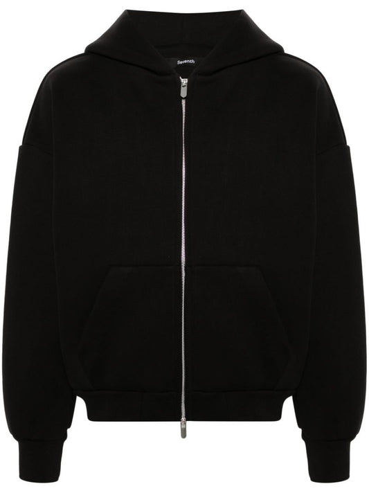 Black V2 Zip-up Hoodie