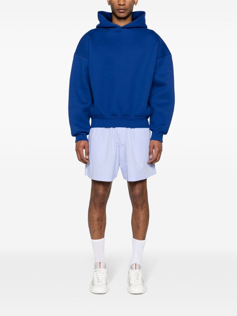 Blue V2 Drop-shoulder Hoodie