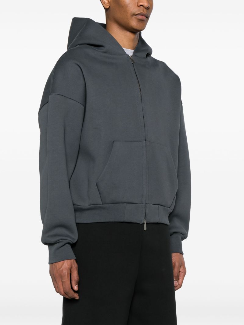 Blue V2 Drop-shoulder Hoodie