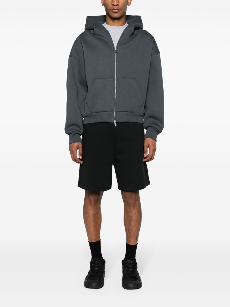 Blue V2 Drop-shoulder Hoodie