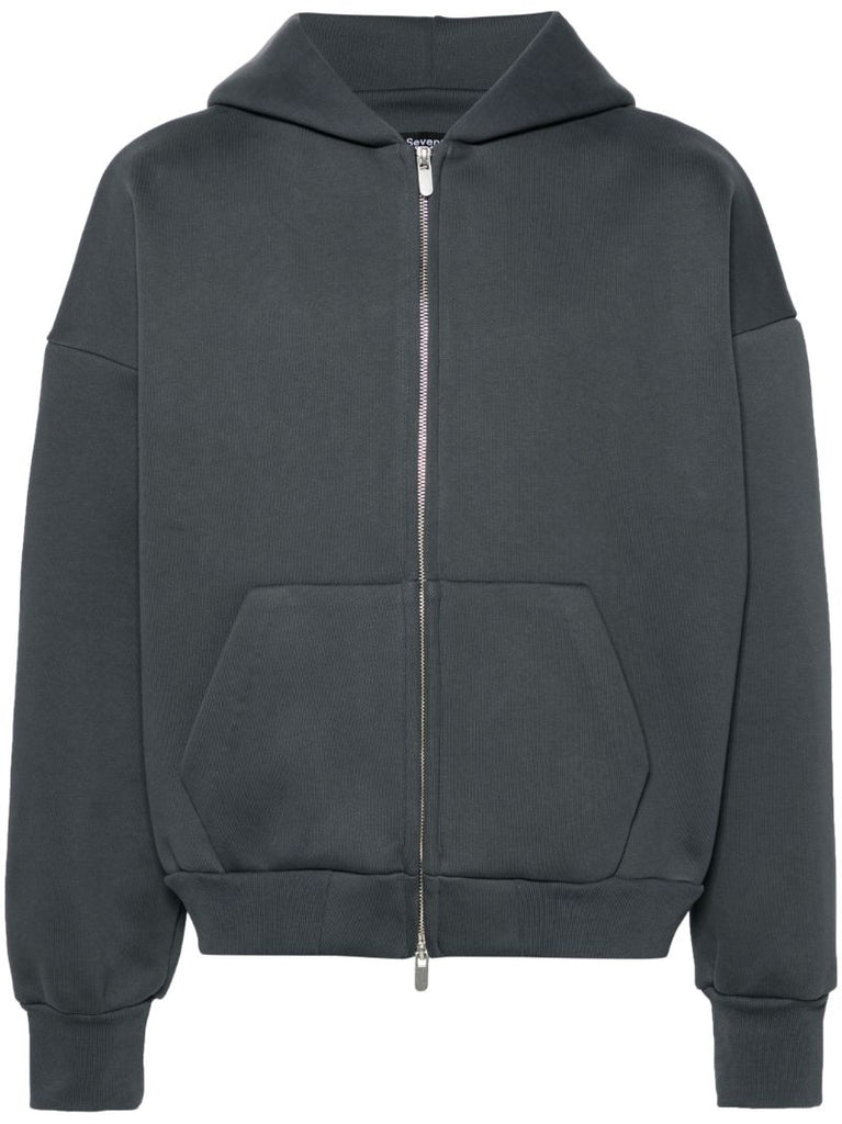 Blue V2 Drop-shoulder Hoodie