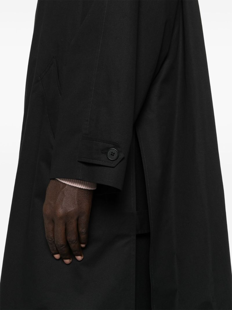 Black Clayton Single-breasted Coat