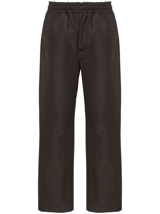 Brown Stacks Straight Leg Trousers