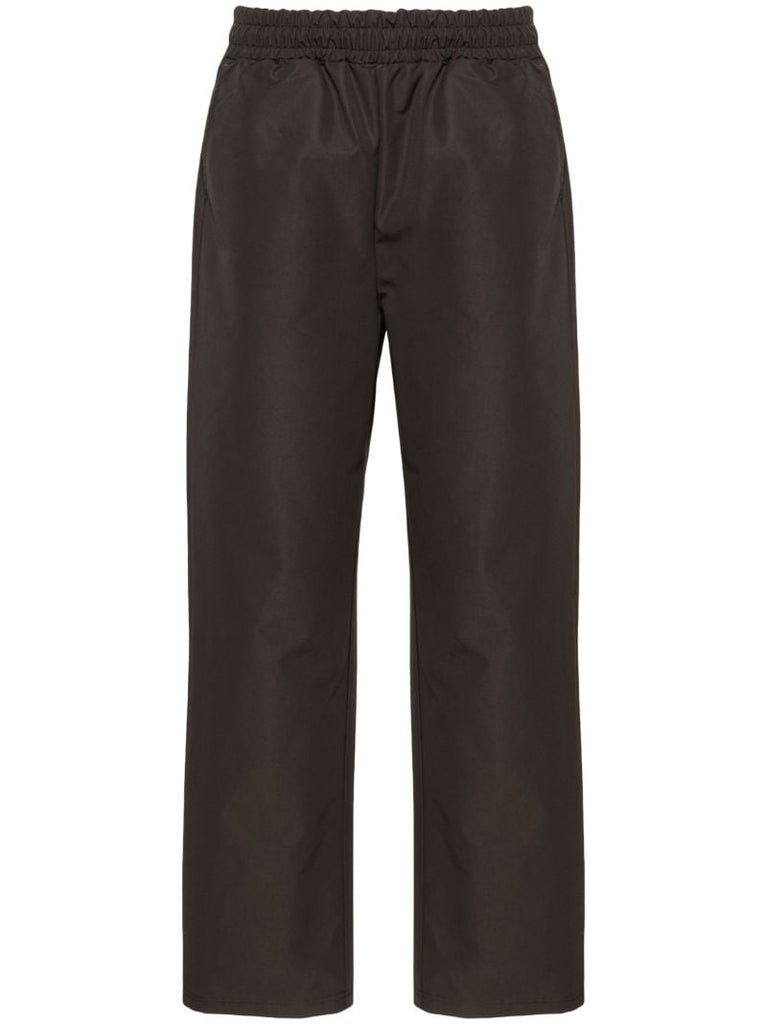 Brown Stacks Straight Leg Trousers