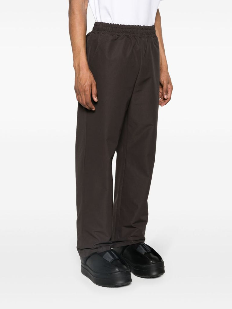 Brown Stacks Straight Leg Trousers