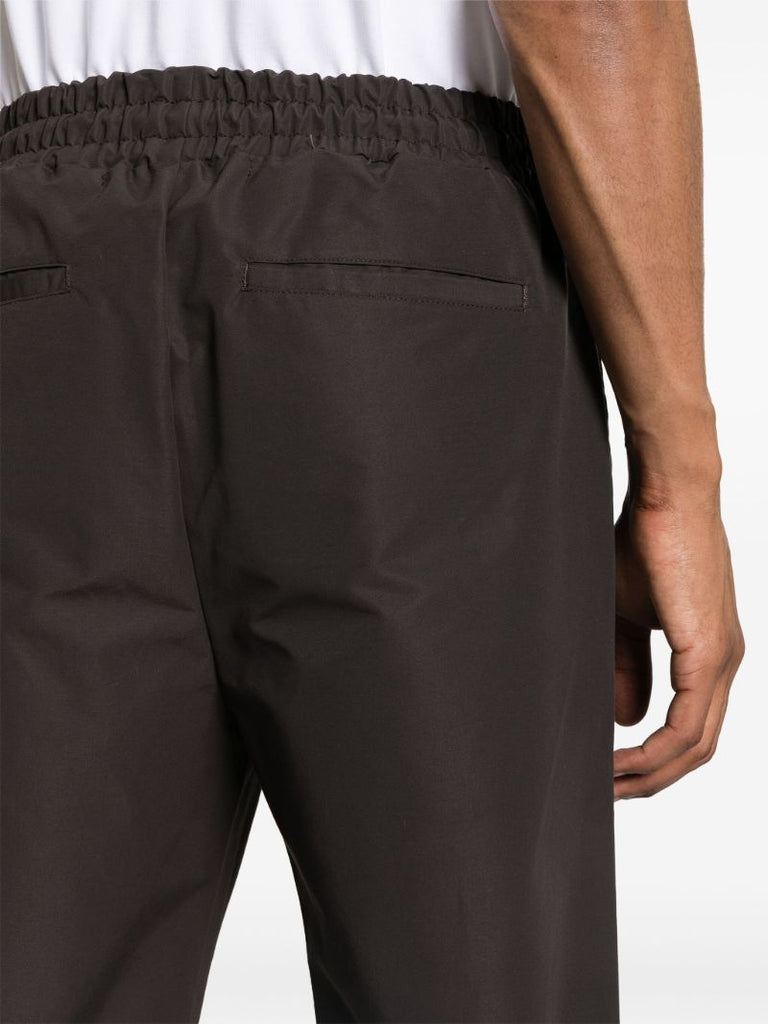 Brown Stacks Straight Leg Trousers