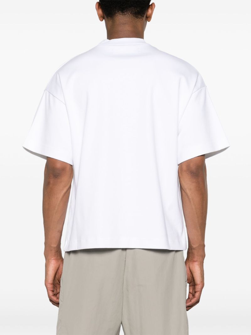 White Cotton Jersey T-shirt