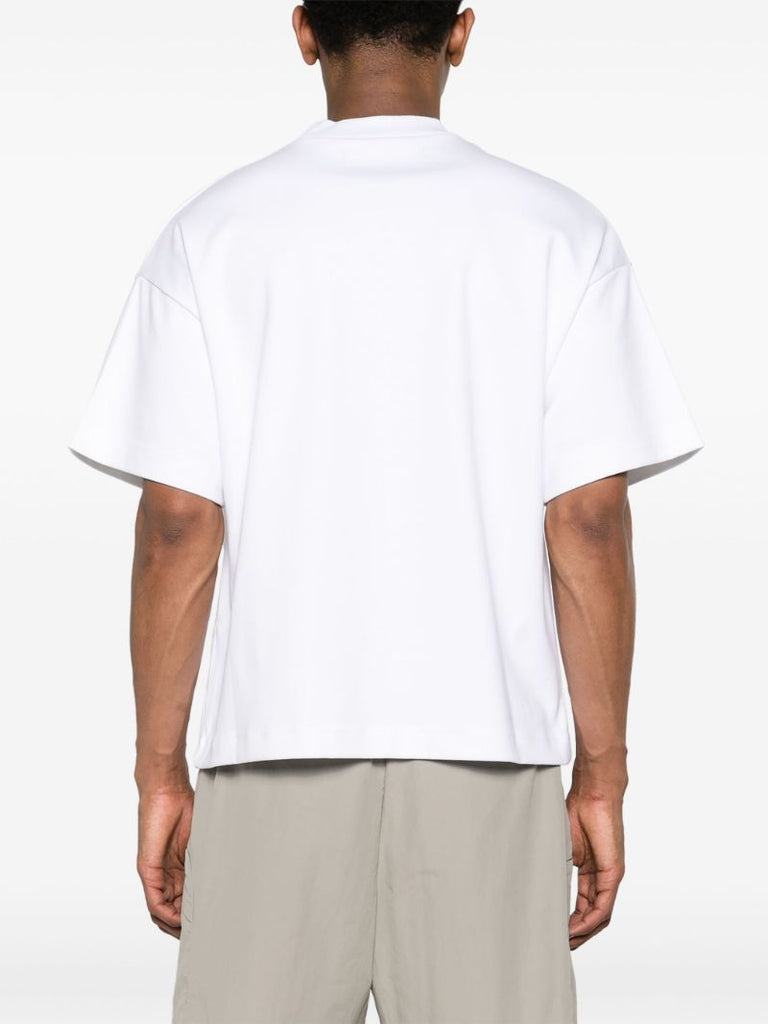 White Cotton Jersey T-shirt