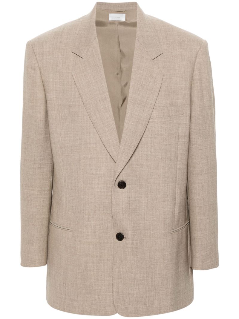 Neutral Abram Wool Blazer