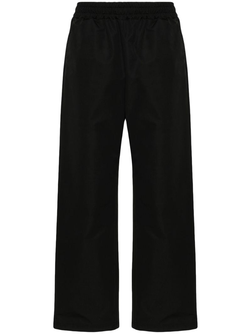 Black Stacks Straight Leg Trousers