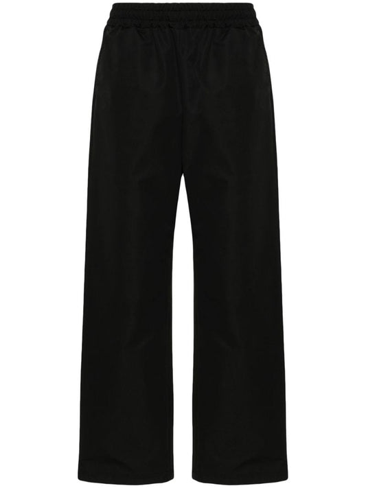 Black Stacks Straight Leg Trousers