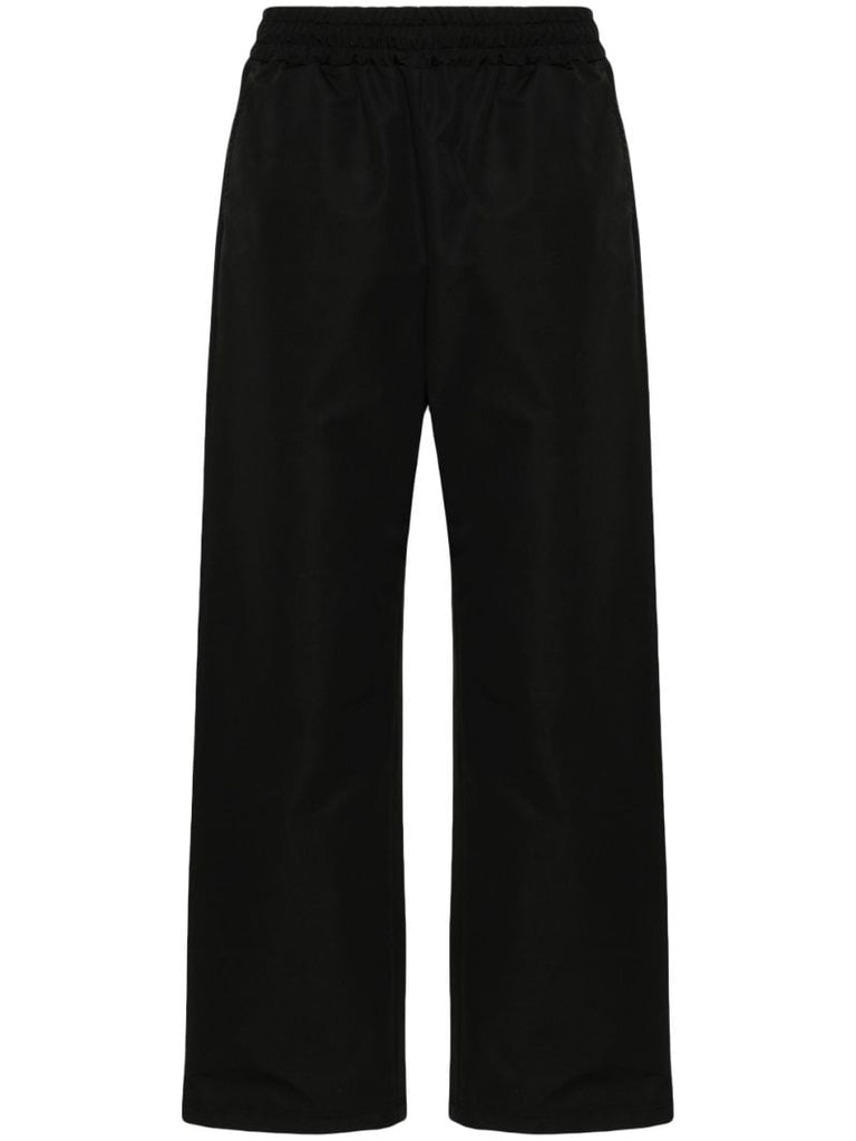 Black Stacks Straight Leg Trousers